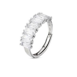 Boccadamo - An528 Anello Argento - Zirconi