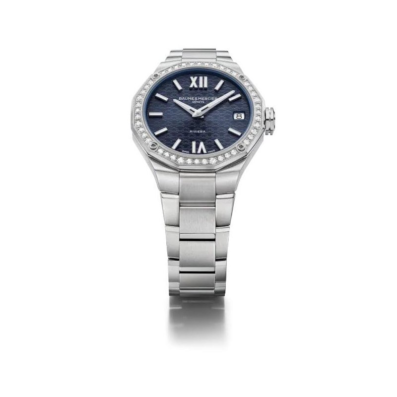 Baume&Mercier - Riviera 10765 - Acciaio - Diamanti