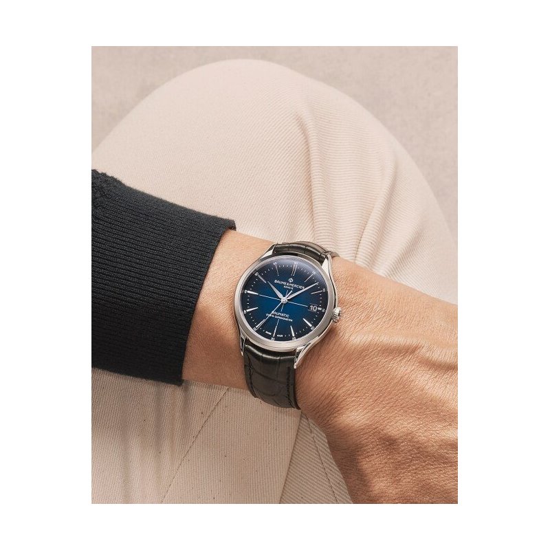 Baume&Mercier - Clifton Baumatic - Automatico - Pelle