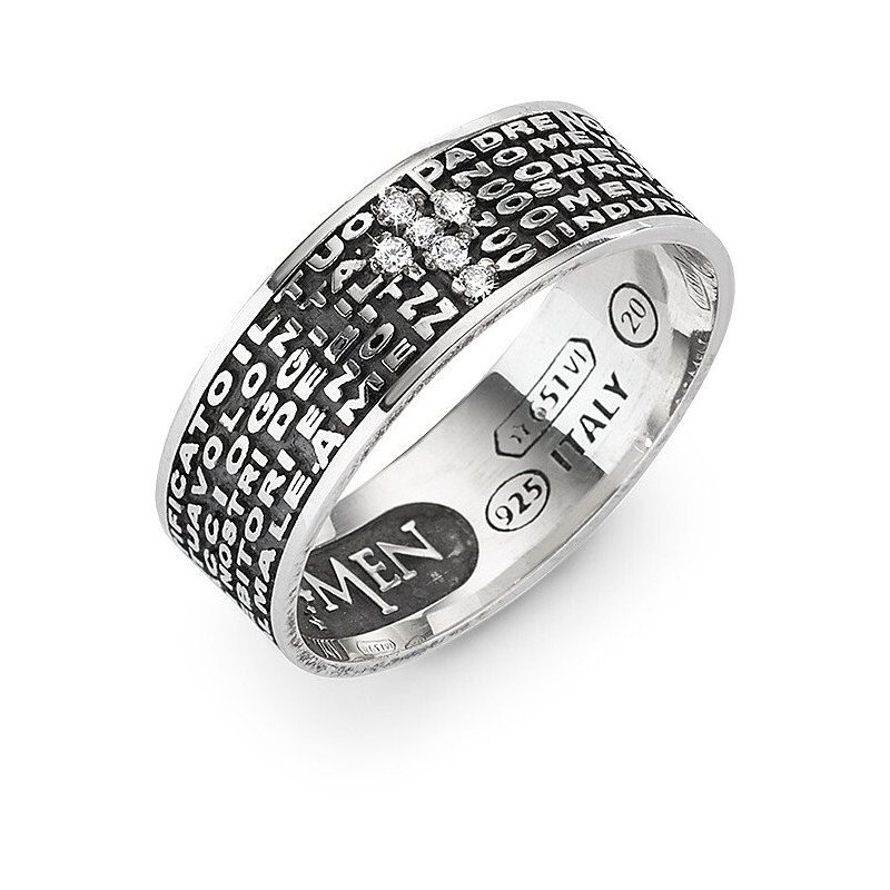 Anello A Fascia Amen Gioiello Donna Anpnbzb-16
