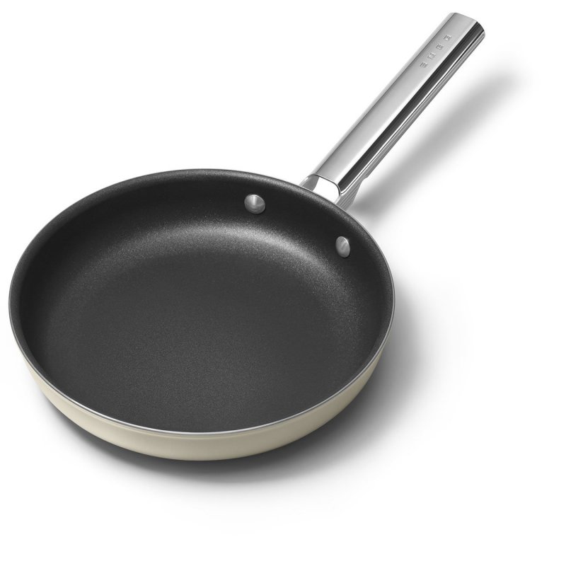Smeg - Padella Antiaderente - 24 Cm - Panna