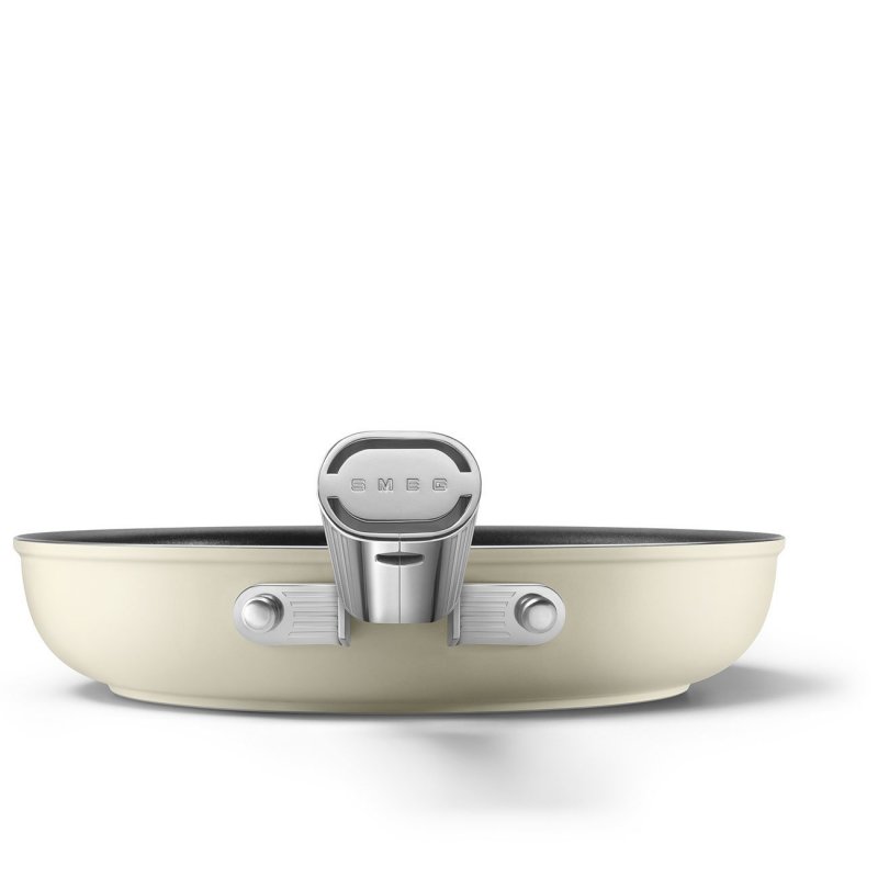 Smeg - Padella Antiaderente - 24 Cm - Panna