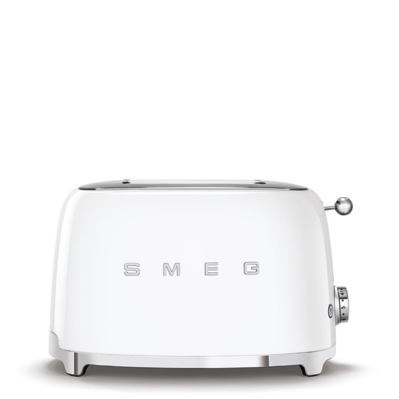 Smeg - Tostapane Bianco 2 Fette - Lucido - 50'S Style