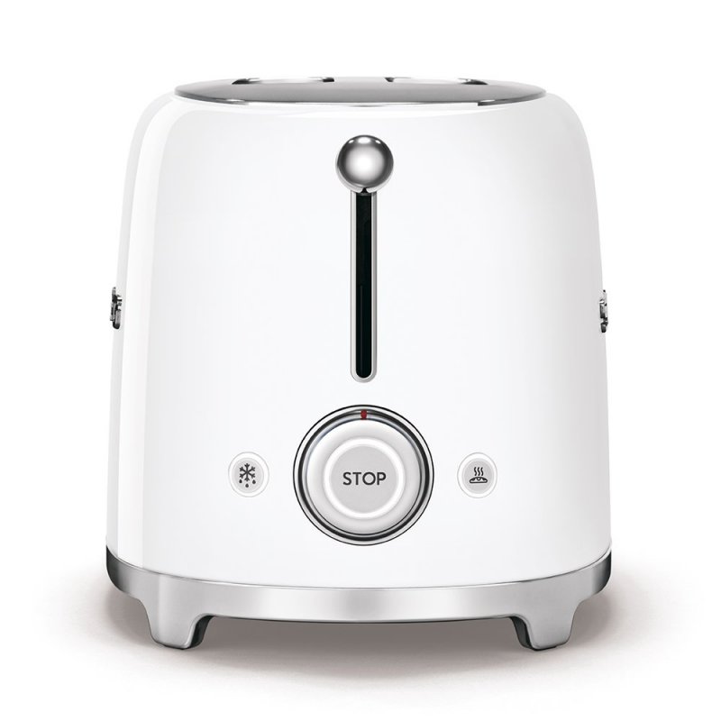 Smeg - Tostapane Bianco 2 Fette - Lucido - 50'S Style