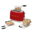 Smeg - Tostapane Rosso 2 Fette - Lucido - 50'S Style
