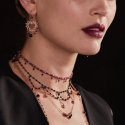 Maman Et Sophie - Girocollo Rubini - Argento 925