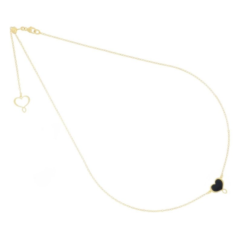 Maman Et Sophie - Girocollo Nero - Argento 925