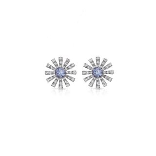 Damiani - Orecchini Margherita - Oro Bianco - Acquamarina