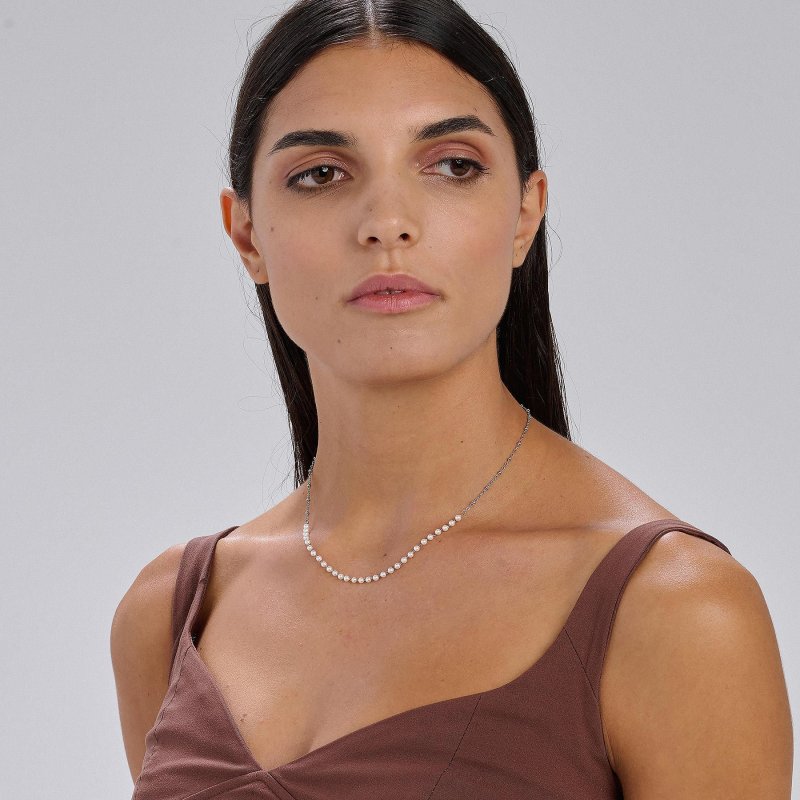 Brosway - Collana Essential - Acciaio - Perle