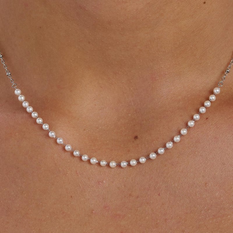 Brosway - Collana Essential - Acciaio - Perle