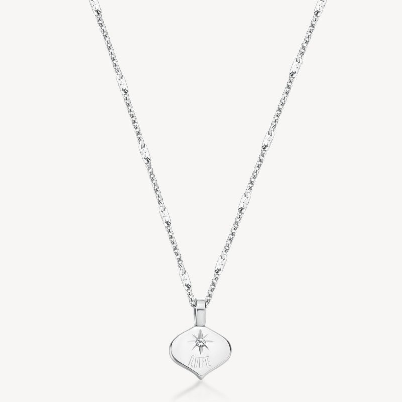 Brosway - Collana Essential - Acciaio - Cristallo