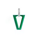 Valentina Ferragni - Uali Metallic Green - Argento - Zirconia