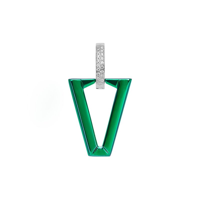 Valentina Ferragni - Uali Metallic Green - Argento - Zirconia