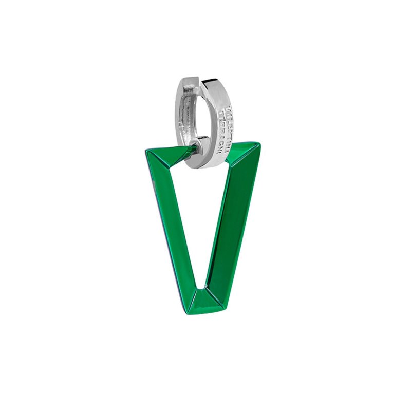 Valentina Ferragni - Uali Metallic Green - Argento - Zirconia