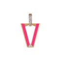 Valentina Ferragni - Orecchino Uali Fucsia - Oro