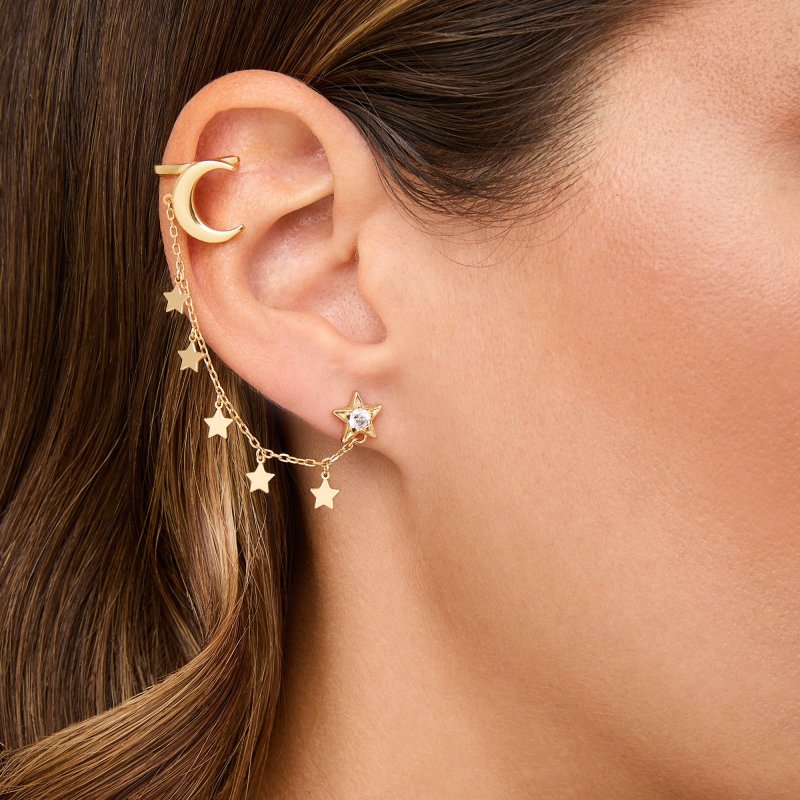 Valentina Ferragni - Stars Earcuff - Argento - Oro