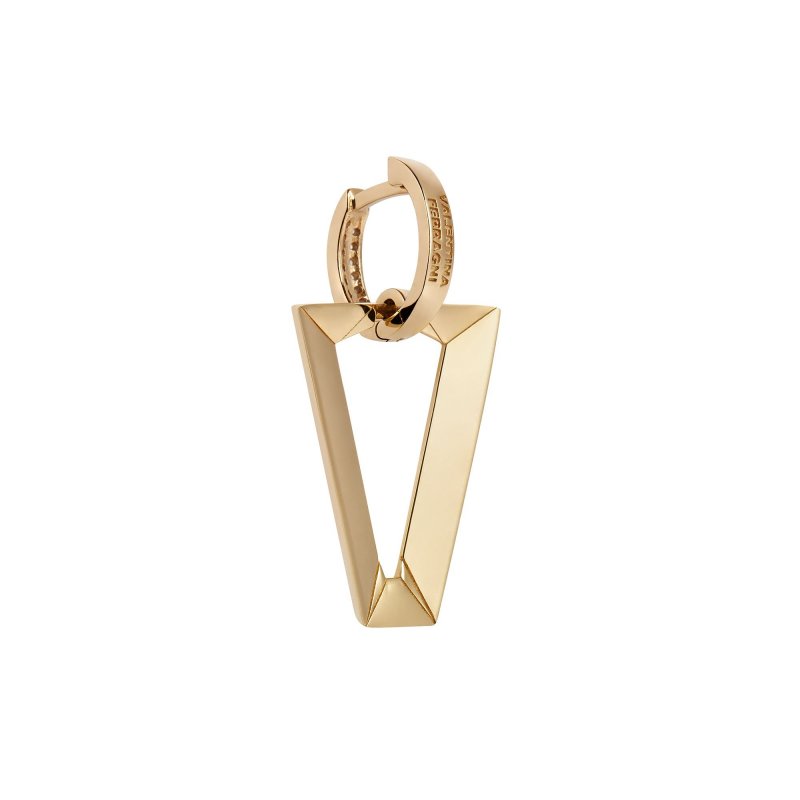Valentina Ferragni - Orecchino Uali Gold - Argento