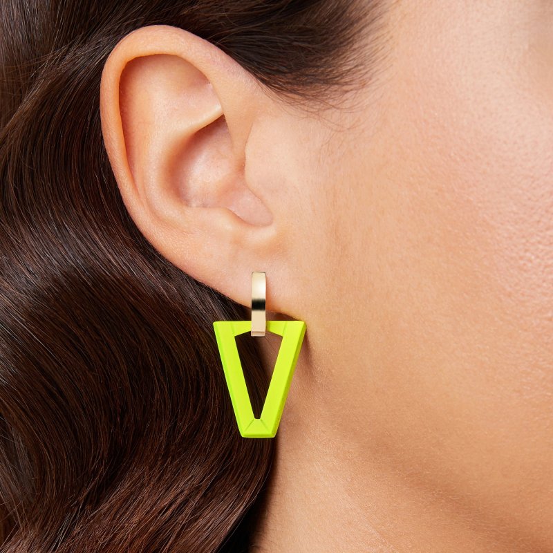 Valentina Ferragni - Orecchino Fluo Lime - Argento 925