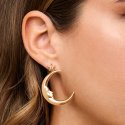 Valentina Ferragni - Orecchino Luna - Oro Giallo