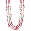 Nivy - Collana Barbara - Quarzo Rosa - Amazzonite
