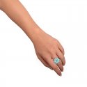 Nivy - Anello Clara - Fiore - Turchese