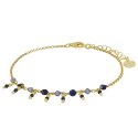 Nivy - Bracciale Pietre Blu - Argento 925 - Oro