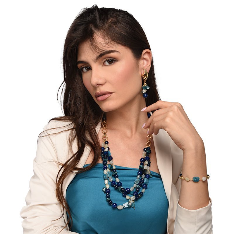 Nivy - Collana Athena - Argento 925 - Pietre