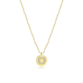 Laura Pjewels - Collana Lettera - Zirconi Bianchi