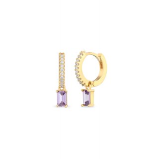 Laura Pjewels - Orecchini Cerchietto - Argento - Zirconi