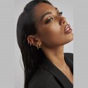 Laura Pjewels - Orecchini Cerchietto - Argento - Zirconi