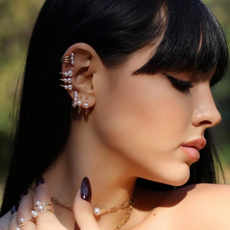 Laura Pjewels - Orecchini Perline - Argento