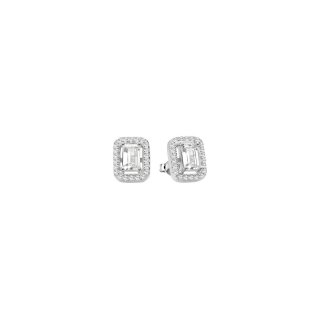 Laura Pjewels - Orecchini Baguette - Argento 925 - Zirconi