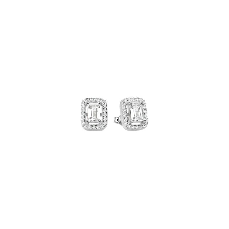 Laura Pjewels - Orecchini Baguette - Argento 925 - Zirconi