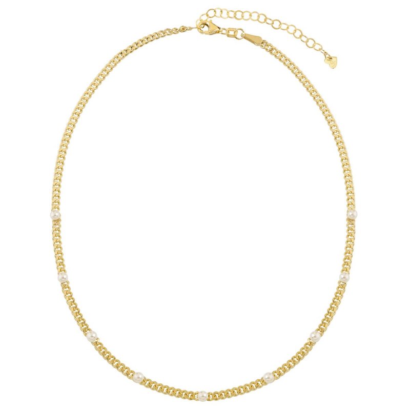 Laura Pjewels - Choker Perline - Argento 925 - Oro 18Kt