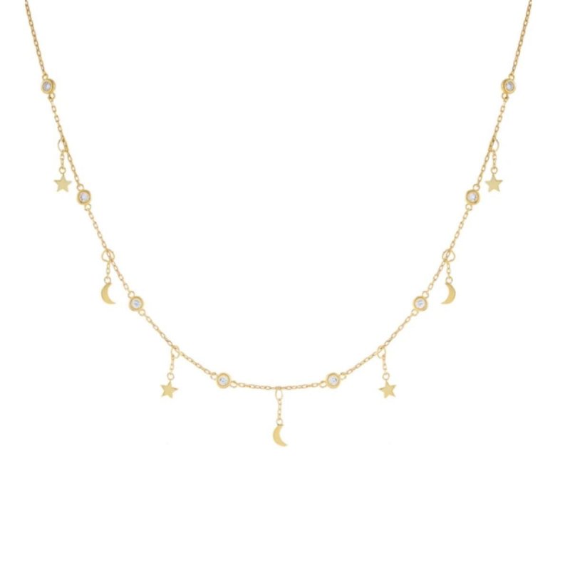 Laura Pjewels - Collana Lune E Stelle - Argento - Zirconi