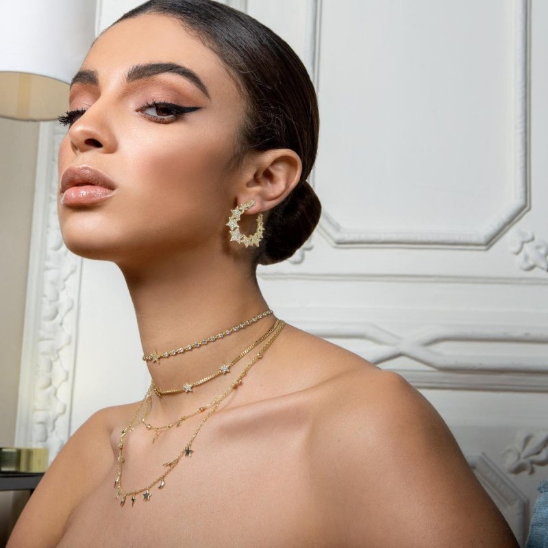 Laura Pjewels - Collana Lune E Stelle - Argento - Zirconi
