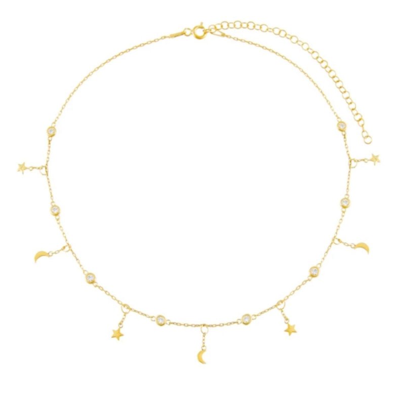 Laura Pjewels - Collana Lune E Stelle - Argento - Zirconi