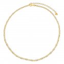 Laura Pjewels - Choker Baguette - Argento 925 - Oro 18Kt