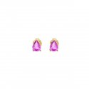 Laura Pjewels - Orecchini Goccia - Fucsia - Argento
