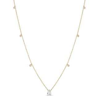 Laura Pjewels - Collana Goccia - Argento 925 - Zirconi