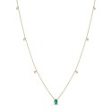 Laura Pjewels - Collana Ovale - Verde - Zirconi