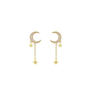 Laura Pjewels - Orecchini Lunetta - Argento 925 - Zirconi