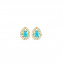 Laura Pjewels - Orecchini Goccia - Argento 925 - Oro 18Kt