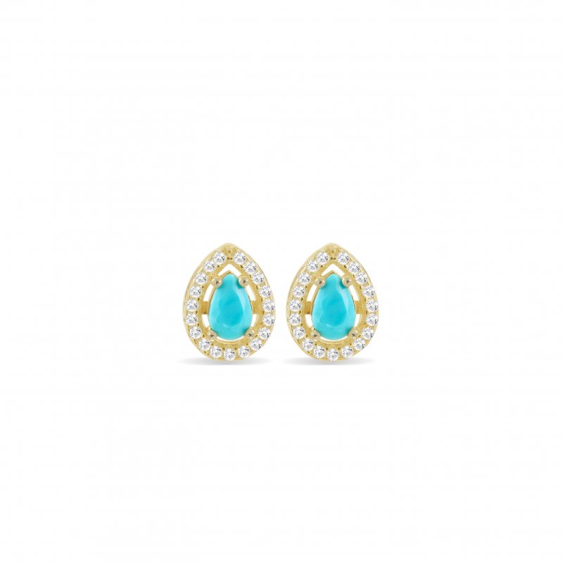Laura Pjewels - Orecchini Goccia - Argento 925 - Oro 18Kt