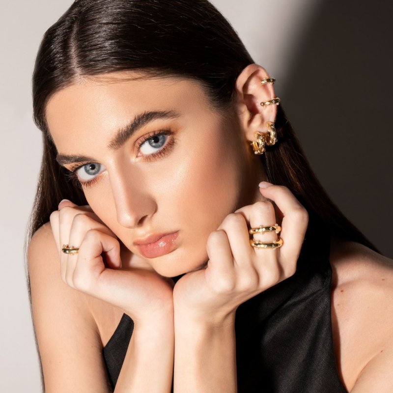 Laura Pjewels - Orecchini Perline - Argento 925 - Oro 18Kt