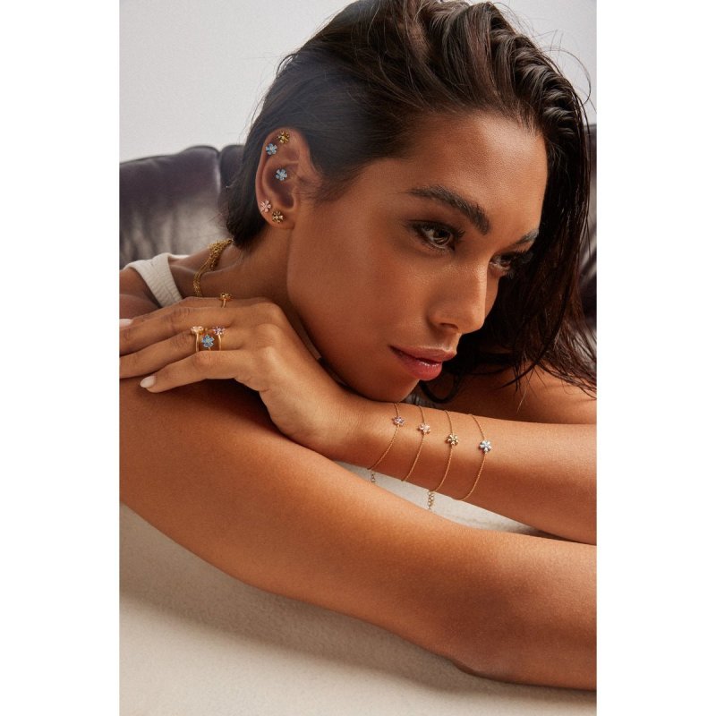 Laura Pjewels - Orecchini Fiorellino - Argento 925
