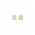 Laura Pjewels - Orecchini Baguette - Argento 925 - Zirconi