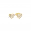 Laura Pjewels - Orecchini Cuoricino - Argento 925 - Zirconi