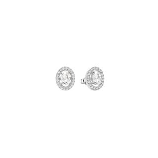 Laura Pjewels - Orecchini Ovali - Argento 925 - Zirconi