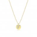 Laura Pjewels - Collana Lettera - Zirconi Bianchi